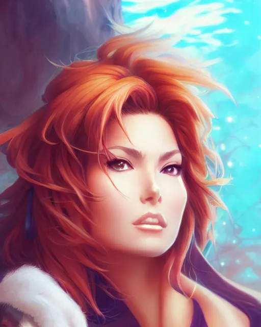 Prompt: anime portrait of Shania Twain by Stanley Artgerm Lau, WLOP, Rossdraws, James Jean, Andrei Riabovitchev, Marc Simonetti, and Sakimichan, trending on artstation