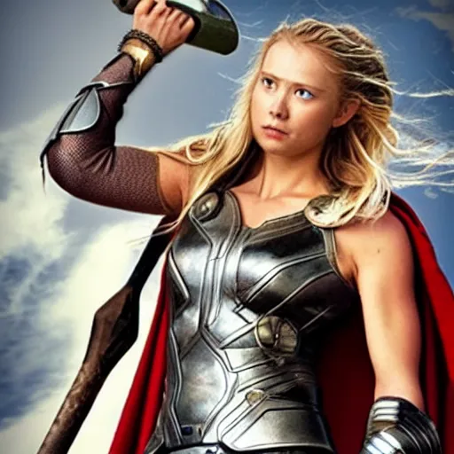 Image similar to female thor