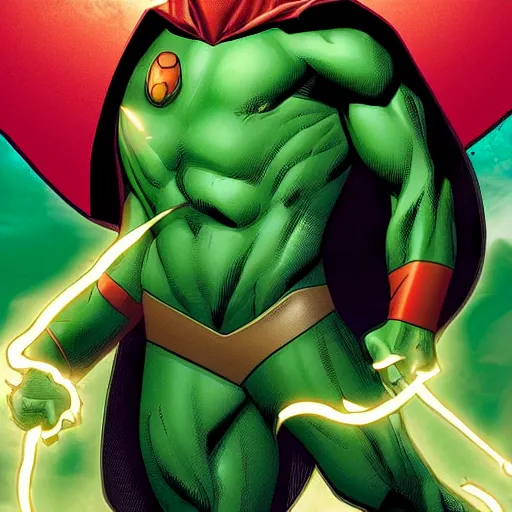 Prompt: martian manhunter