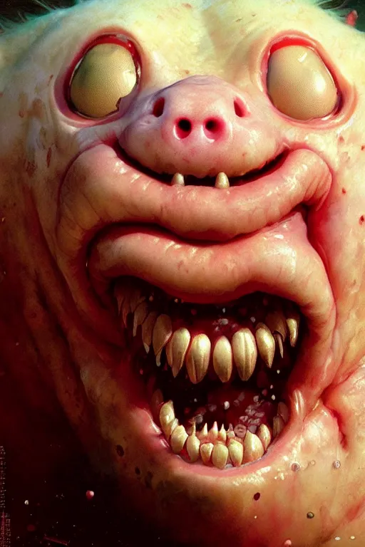 Extreme close-up of blobfish in water, Stock Video