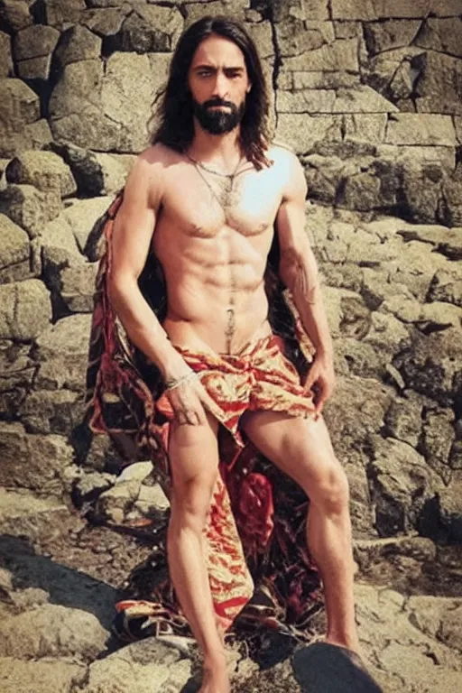 Prompt: jesus instagram top photo shoot