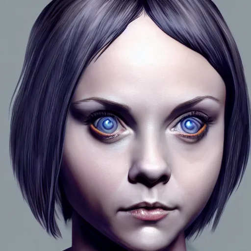 Prompt: Christina Ricci, hyperdetailed, artstation, cgsociety, 8k