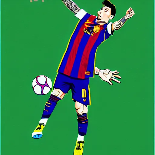 Image similar to Lionel Messi dunking on Cristiano Ronaldo, illustration, sketch