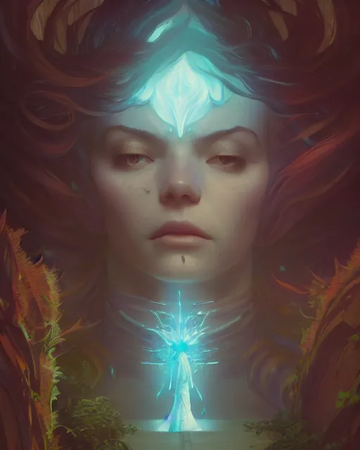 Image similar to highly detailed vfx portrait of a fantasy magic, unreal engine, greg rutkowski, loish, rhads, beeple, makoto shinkai and lois van baarle, ilya kuvshinov, rossdraws, tom bagshaw, alphonse mucha, global illumination, detailed and intricate environment