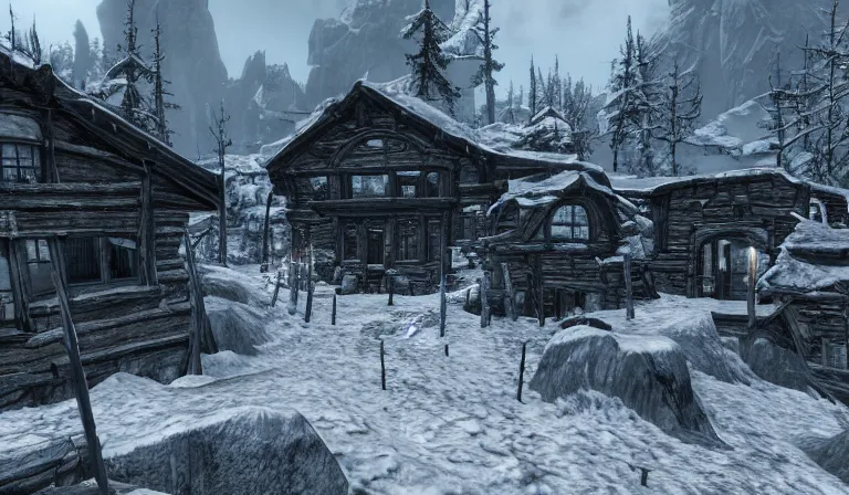 Image similar to a screenshot from skyrim 2 0 7 8