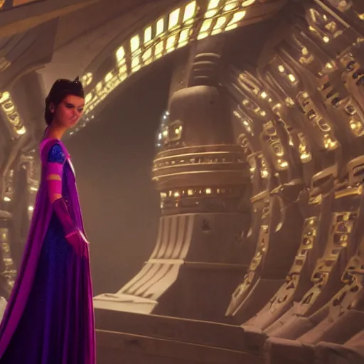 Image similar to victoria justice as princess padme in star wars episode 3, 8 k resolution, cinematic lighting, anatomically correct