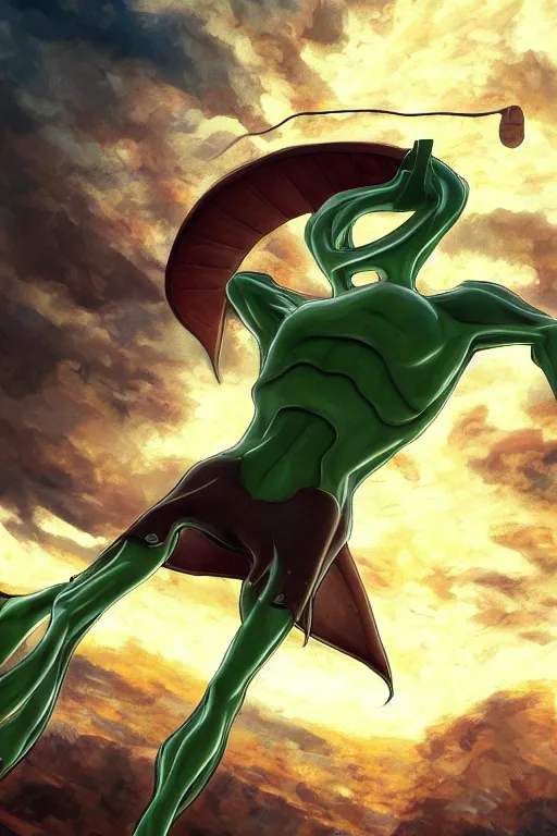 Prompt: Plankton from Spongebob as a Titan from Attack on Titan, oil on canvas, intricate, portrait, 8k highly professionally detailed, HDR, CGsociety, Realistic