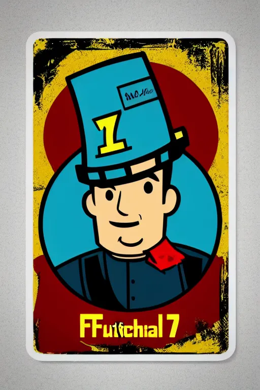 Image similar to fallout 7 6 retro futurist illustration art by butcher billy, sticker, colorful, illustration, highly detailed, simple, smooth and clean vector curves, no jagged lines, vector art, smooth andy warhol style