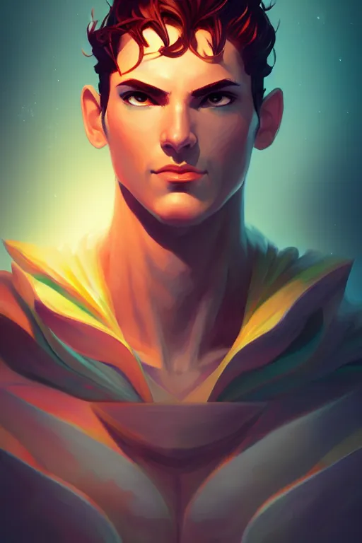 Image similar to the god hermes, portrait, sharp focus, digital art, concept art, award winning, post processed, dynamic lighting, trending on artstation, by emylie boivin and rossdraws