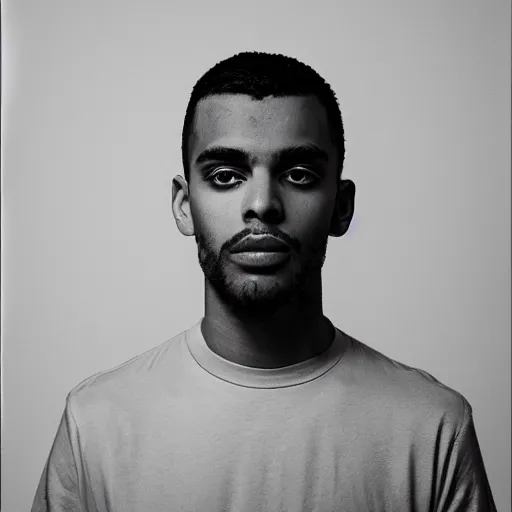 Image similar to Tarik, portrait, 35mm film, by Hedi Slimane