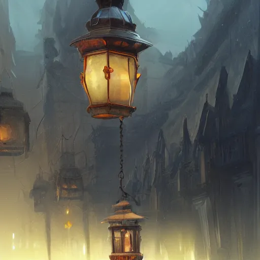 Image similar to concept art, lanterns, 8 k, by james gurney, greg rutkowski, john howe, artstation