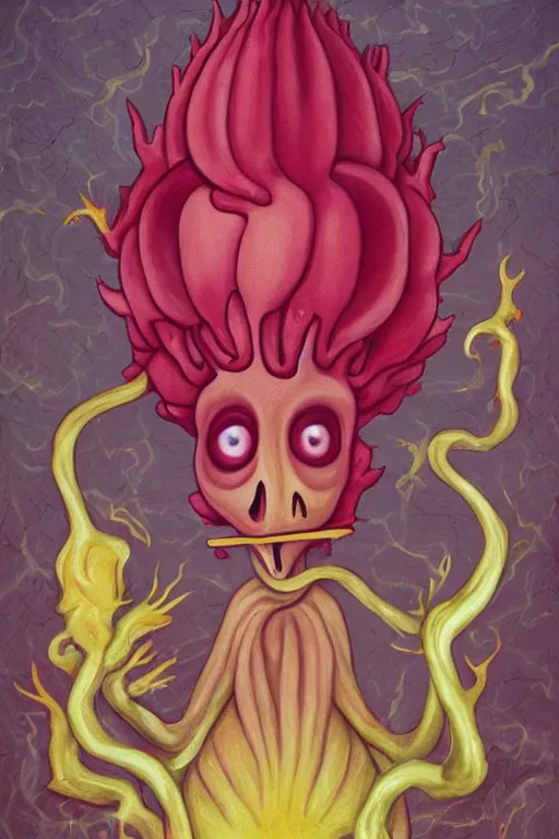 Image similar to plumbus, Satanic