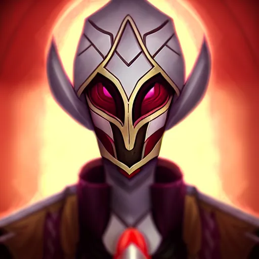 Image similar to Epic portrait of Jhin (league of legends), drinking tea.digital art on artstation