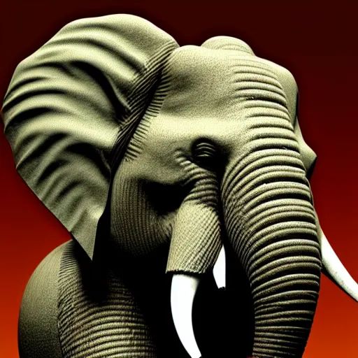 Prompt: a photorealistic elephant posing like a character from JoJo's bizarre adventure