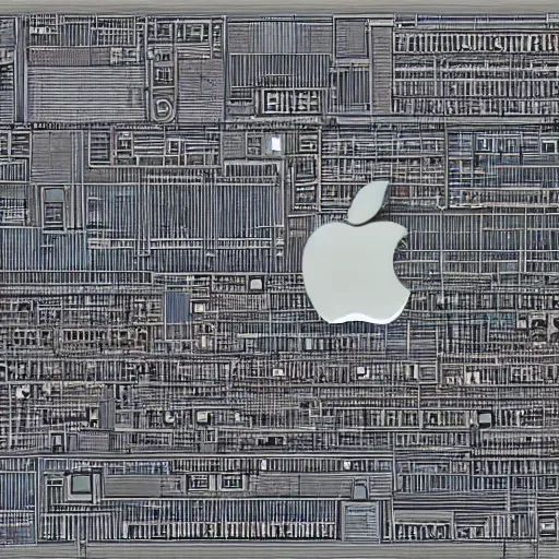 Image similar to a city built on the keyboard of a macbook, ultra detailed