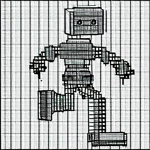 Prompt: robot boy running sprite 2 d animation pixel art, running animation sheet 1 2 8 x 1 2 8