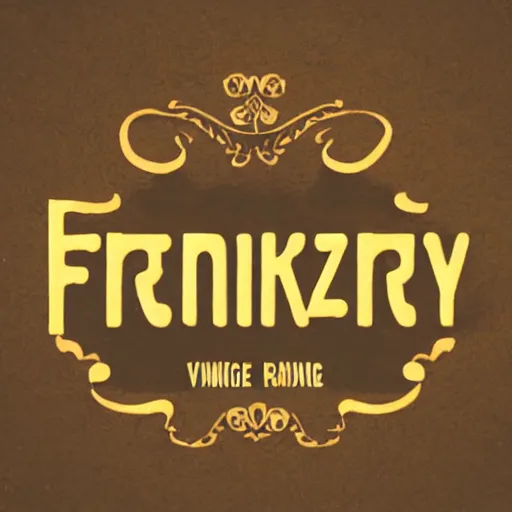 Image similar to logo for frankly vintage store