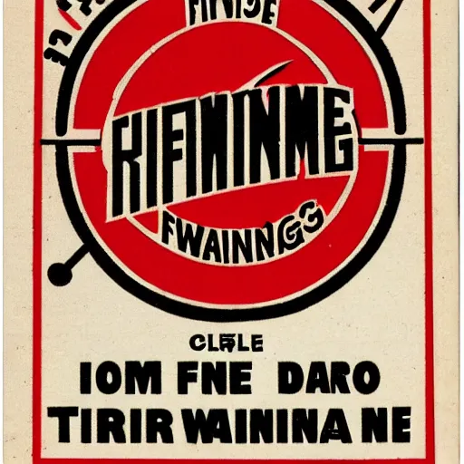 Image similar to vintage fire flame warning label