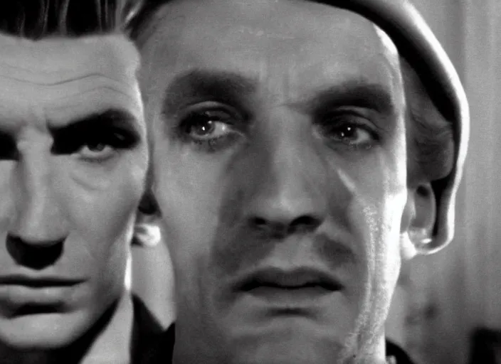 Prompt: xqc playing as Winston in Nineteen Eighty-Four (1949), 35mm photography, highly detailed, cinematic lighting, dystopian, grunge 4k