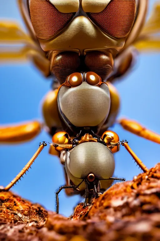 Prompt: a macro photograph of a pixar bio - mech cyborg dragonfly by adam gor, by javier ruperez, by ellen jewett, 8 k