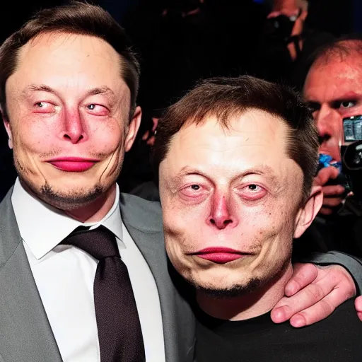 Image similar to Elon mush punched in face poor Gollum