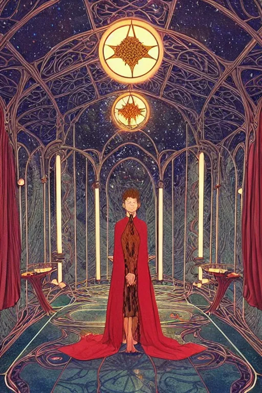 Prompt: intense wiccan cover art bakground glass in the throne room intricate elegant highly detailed by wes anderson and hasui kawase and scott listfield