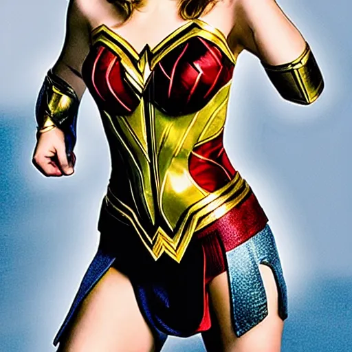 Prompt: lea seydoux as wonderwoman