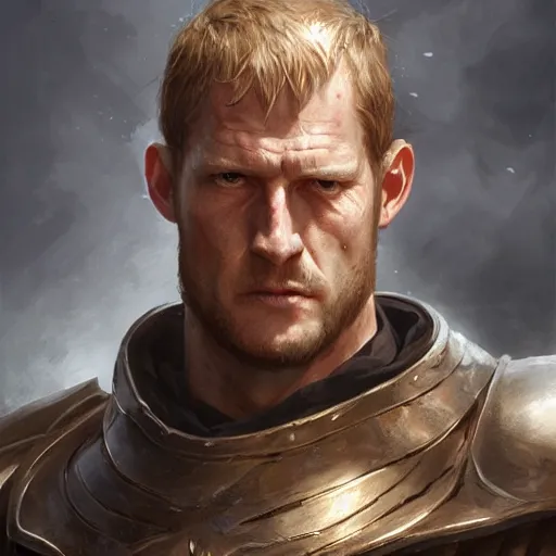 Prompt: king edward, tom hopper, armor, D&D, fantasy, portrait, highly detailed, digital painting, trending on artstation, concept art, sharp focus, illustration, art by artgerm and greg rutkowski and magali villeneuve