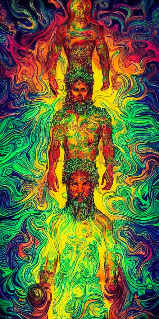 Image similar to god of psychedelics