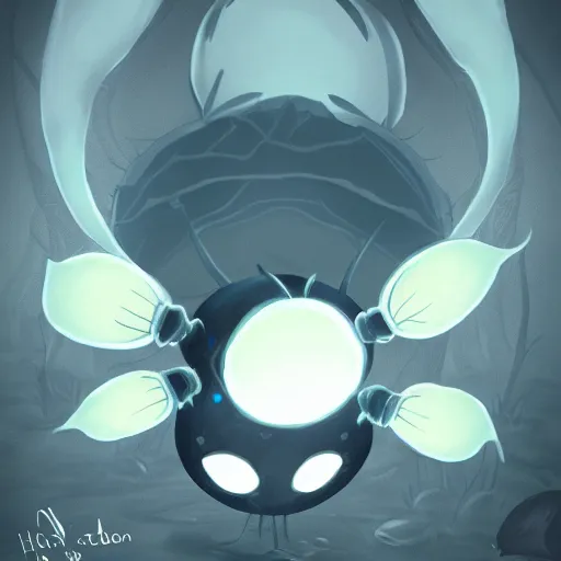 Image similar to hollow knight the bug warier, trending on art station
