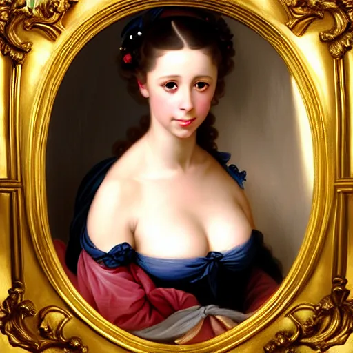 Prompt: A fantasy style portrait painting of Jennifer Love Hewitt, in the style of François Boucher, Oil Painting, hyperrealistic, render, Regal, Refined, Detailed Digital Art, RPG portrait, Michael Cheval, William-Adolphe Bouguereau, Walt Disney (1937), dynamic lighting, Highly Detailed, Cinematic Lighting, Unreal Engine, 8k, HD