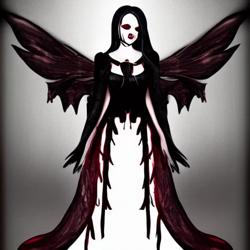 Prompt: vampiric angel, gothic