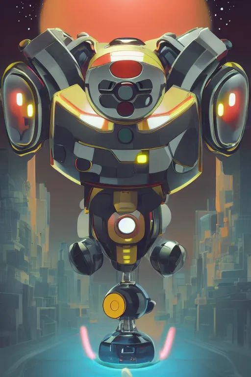 Image similar to metabots medabots medarotto medarot robot minimalist comics helmet mask neon cybereye, behance hd by jesper ejsing, by rhads, makoto shinkai and lois van baarle, ilya kuvshinov, rossdraws global illumination ray tracing hdr radiating a glowing aura