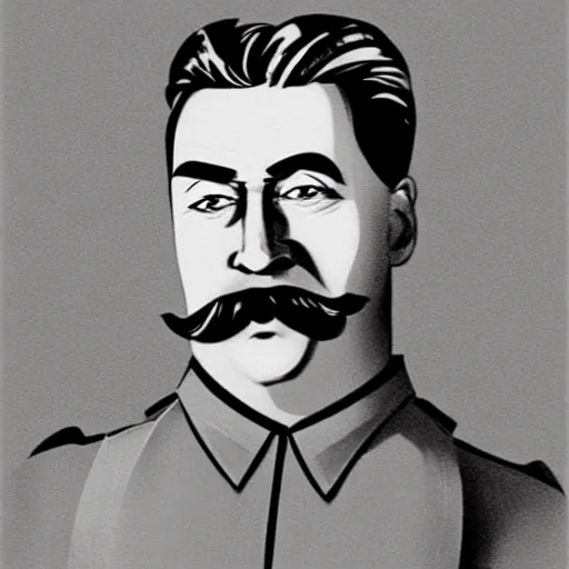 Prompt: concept art of joseph stalin as beautiful anime girl