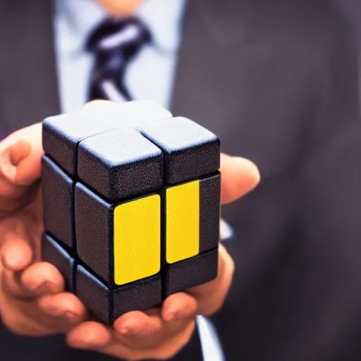 Image similar to man touches a cube that contains all knowledge and is vaporized instantly