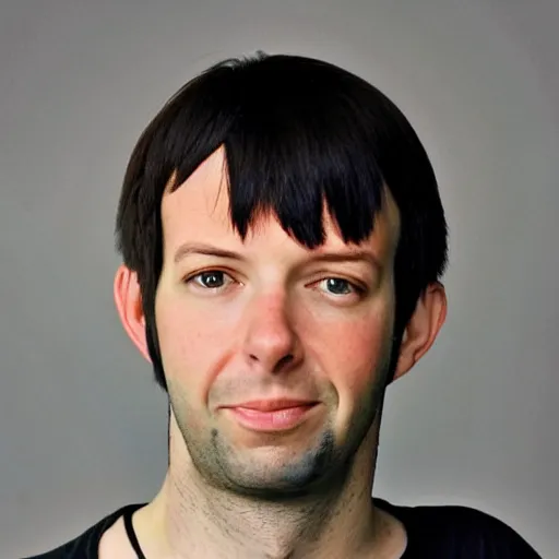 Image similar to Rare photo of Andrew Tate with hair