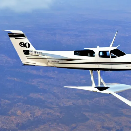 Image similar to a cessna with stealth technology