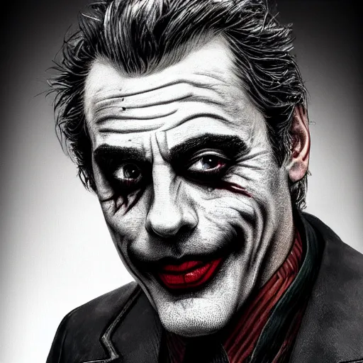 Image similar to Jeffrey Dean Morgan as The Joker