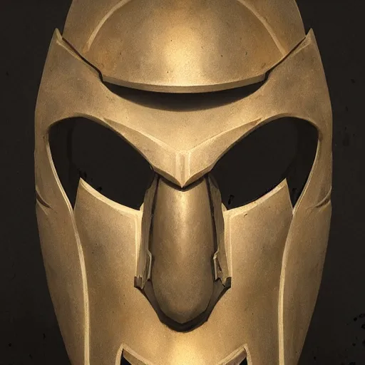 Image similar to a samurai mask by genndy tatakovsky and greg rutkowski