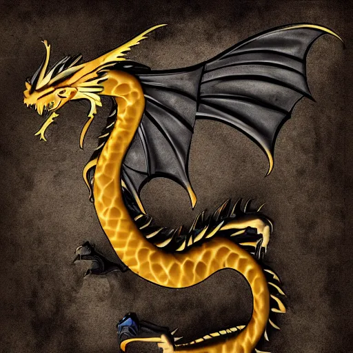 Prompt: dragon by addams charles