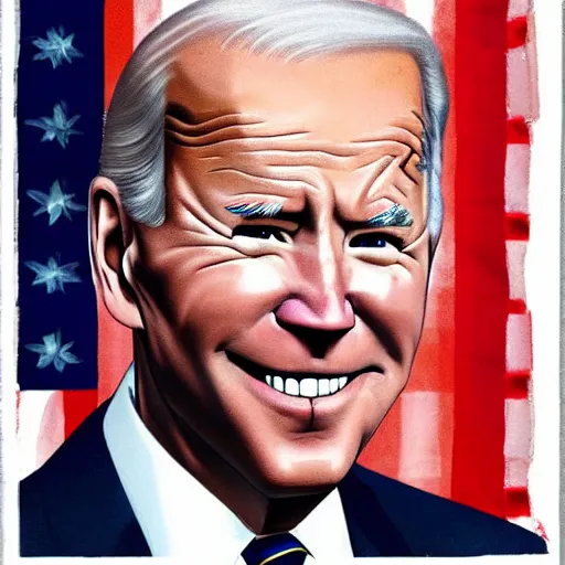 Image similar to beautiful!!!!!!!!!! pinup of Joe Biden