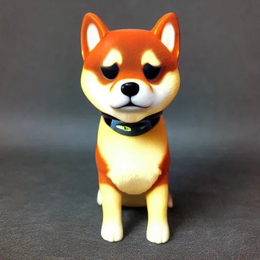 Image similar to shiba inu funko pop, high quality, high resolution