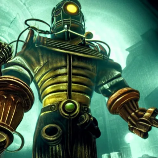 Prompt: Screenshot from Bioshock