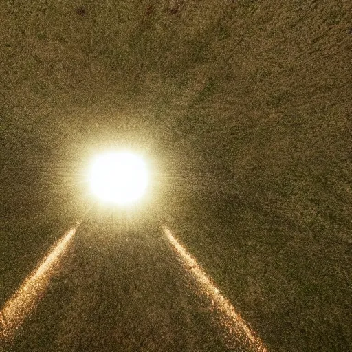 Prompt: stunning slow motion capture of an apple smashing ground from a free fall. high detail textures with a light flare on a sigma 3 5 mm f 1 2