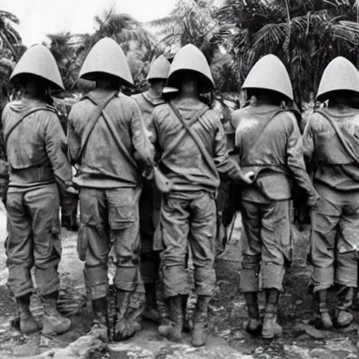 Prompt: brasilian troops in vietnam