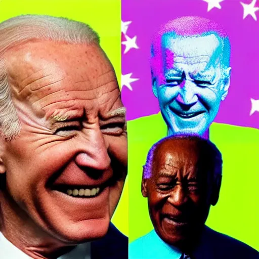 Image similar to bryan cranston psychedelically morphing into joe biden and bill cosby except babies and corn doctors