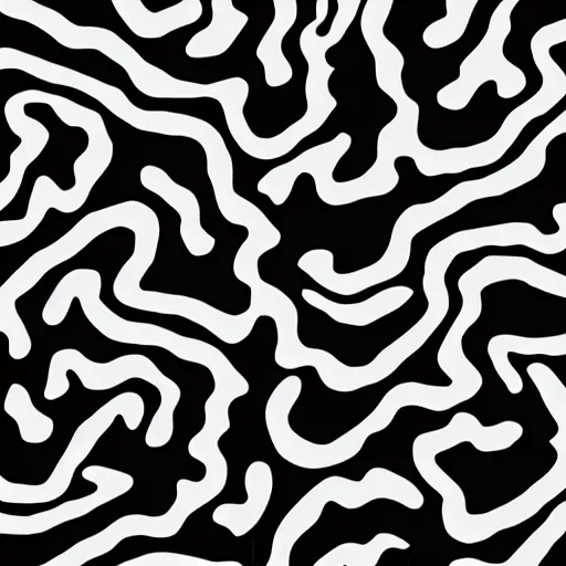 Prompt: : black and white maze pattern art installationMuseumgallery in NewYork Hyper-realistic 8k