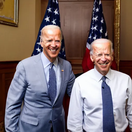 Image similar to mike wazzowski and joe biden