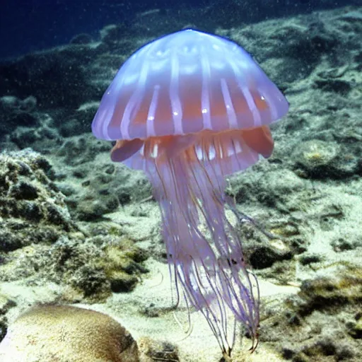 Prompt: a jellyfish named blablubbs