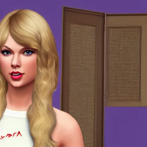 Image similar to of taylor swift as a sims 4 sims